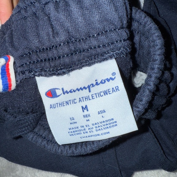 CHAMPION Men’s Navy Joggers - Picture 2 of 2